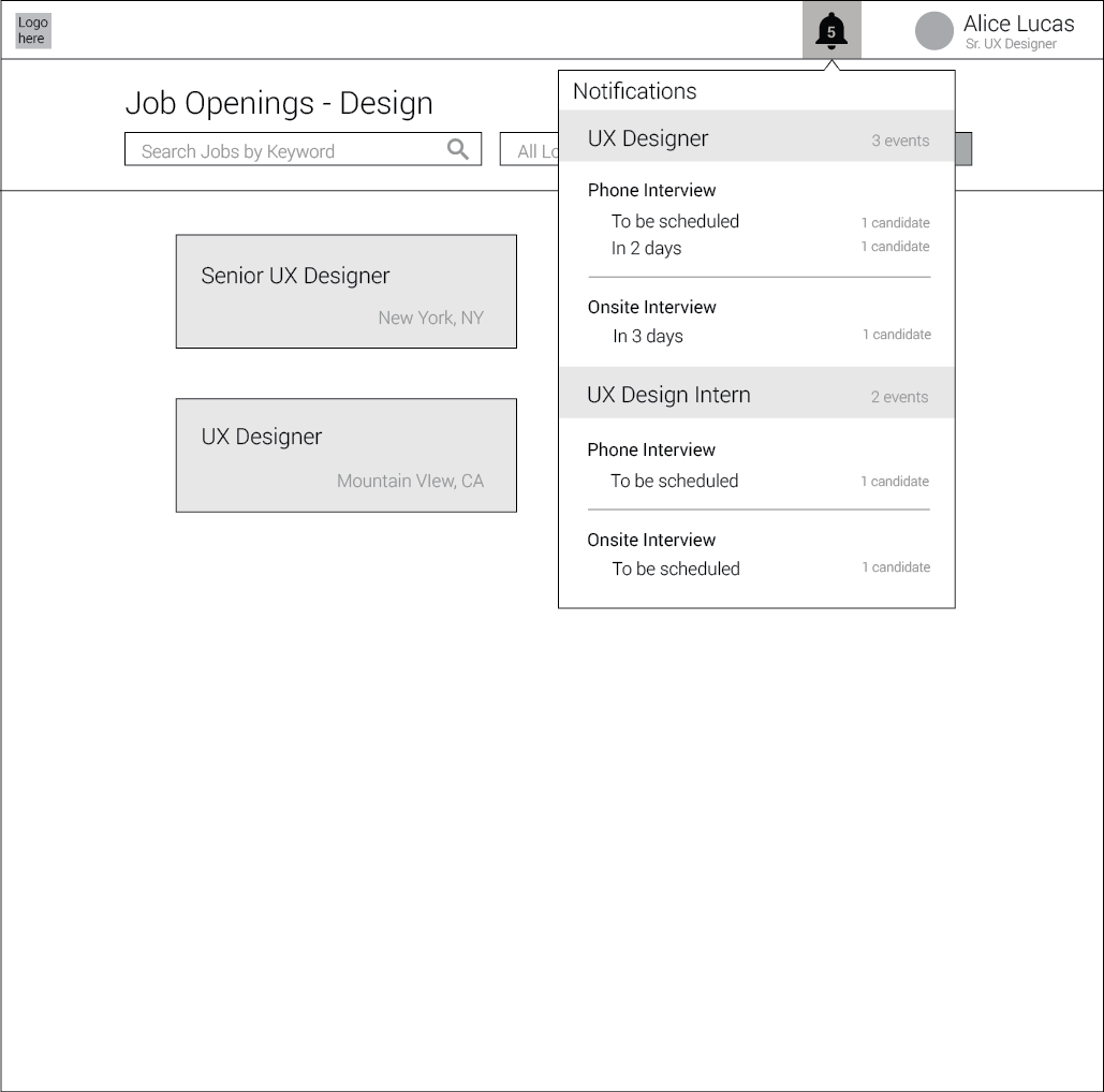 Notifications - Quick access to ToDo