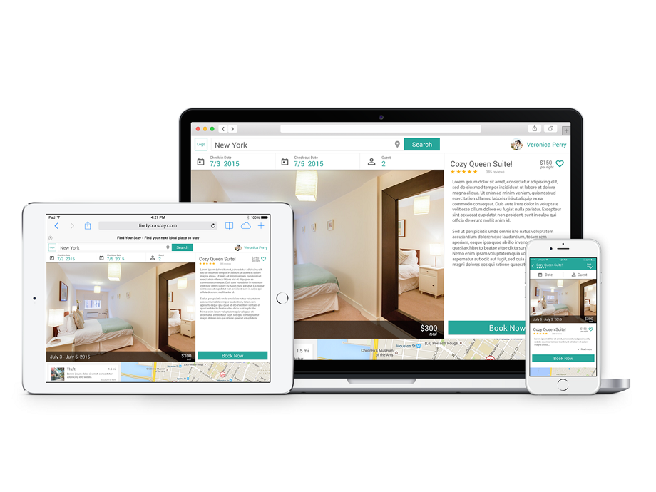 Cross Platform App for Finding Your Ideal Place to Stay.